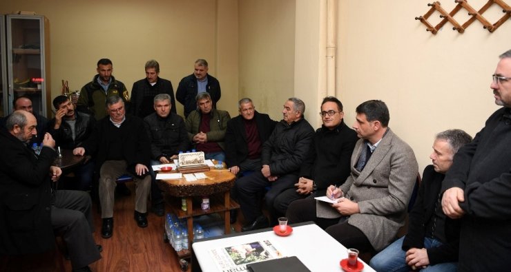 Başkan Kocaman, bal üreticilerini dinledi