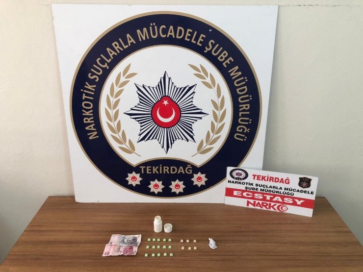 Tekirdağ’da uyuşturucu operasyonunda 2 kişi yakalandı
