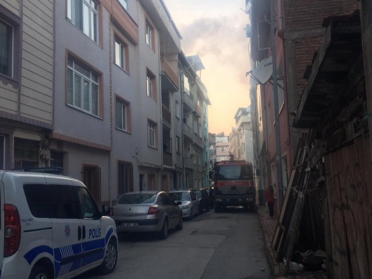 Baca yangını paniğe sebep oldu