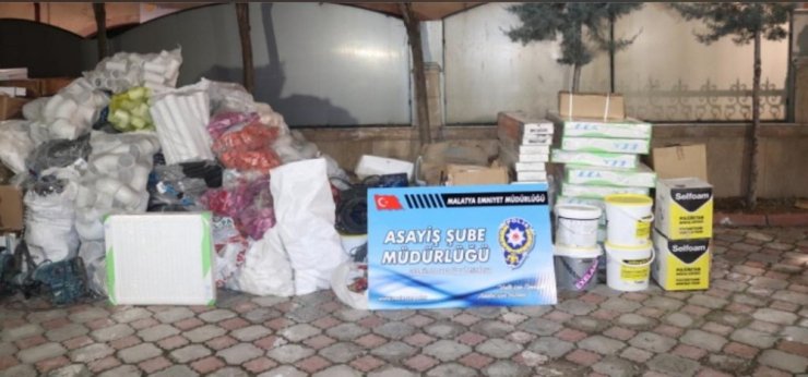 Malatya’da 19 ayrı hırsızlık olayının şüphelileri polisten kaçamadı