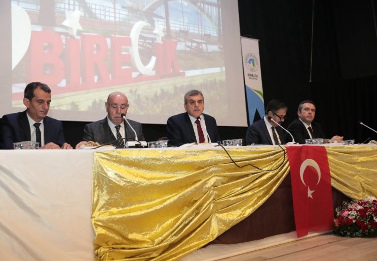 Birecik’in 2020 hizmet planlaması yapıldı
