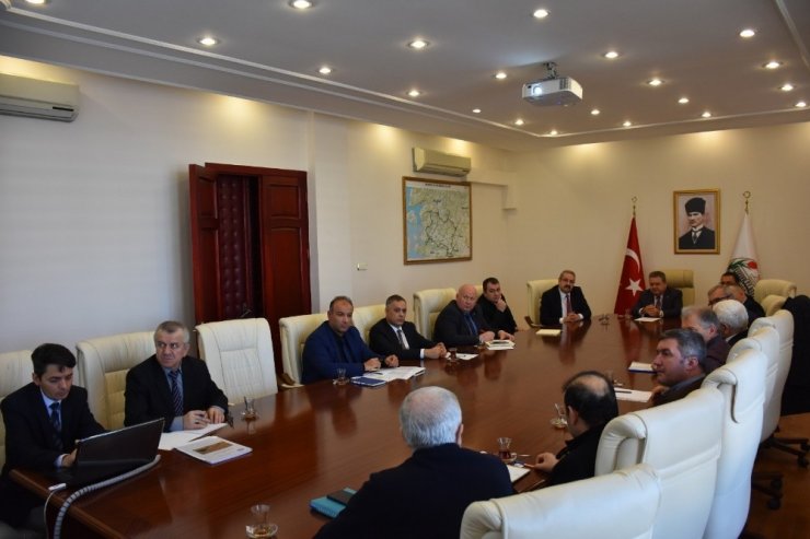 Tarımsal kuraklık sonrası İl Kriz Komitesi toplandı