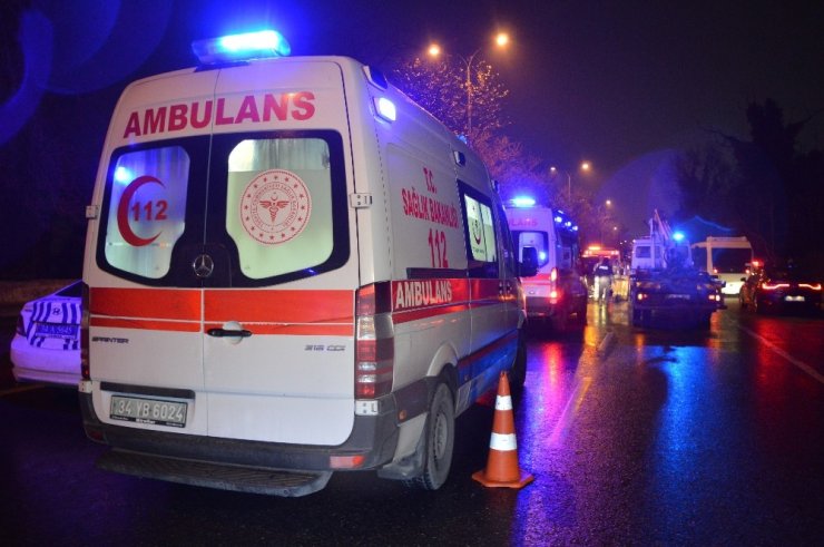 Sarıyer’de ters yönde giden alkollü sürücü ortalığı savaş alanına kattı