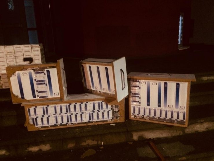 4 bin 590 paket kaçak sigara ele geçirildi