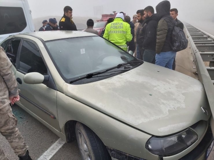 Amasya’da zincirleme trafik kazası: 7 yaralı