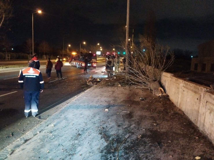 Bakırköy’de ortalığı savaş alanına çeviren kazadan sağ çıktı