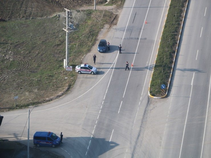 Jandarmadan trafiğe havadan denetim
