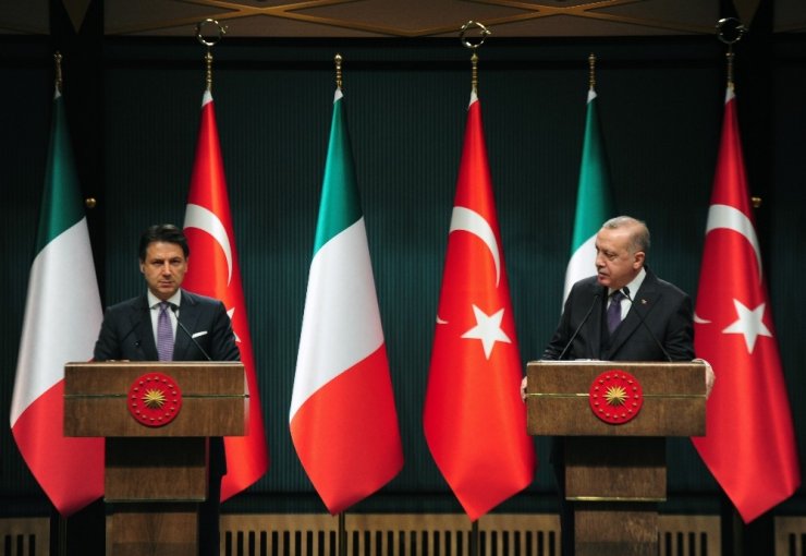 Erdoğan-Conte ortak basın toplantısı