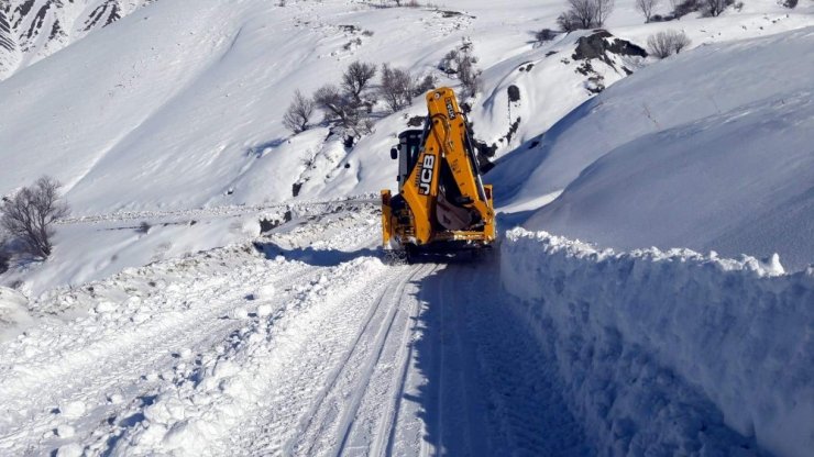 Siirt’te kar esareti devam ediyor