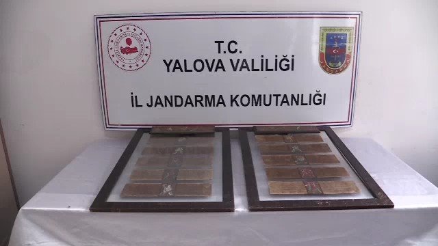 Yalova’da tarihi eser operasyonu