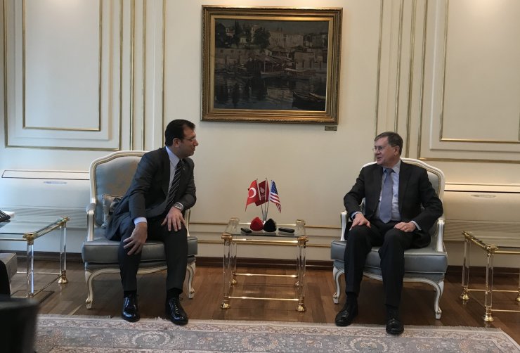 ABD'nin Ankara Büyükelçisi Satterfield, İstanbul Büyükşehir Belediyesini ziyaret etti
