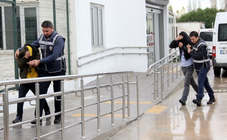 Traktörün uydu sistemini çalan iki çocuk zanlı tutuklandı