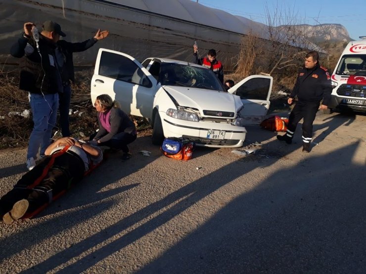Bilecik’te meydana gelen trafik kazasında 2 kişi yaralandı