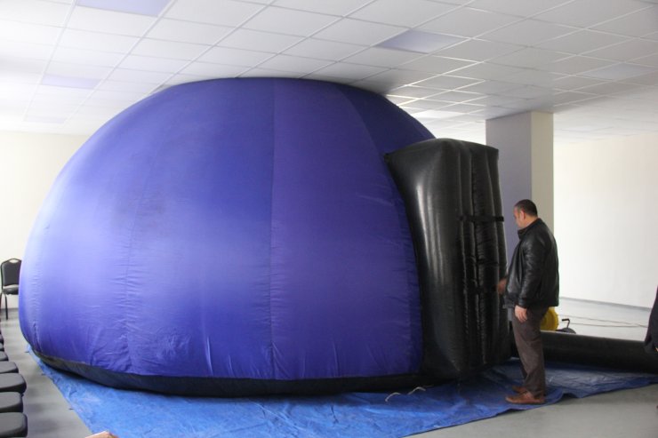 BİLSEM Zara ilçesinde "uzay çadırı" kurdu