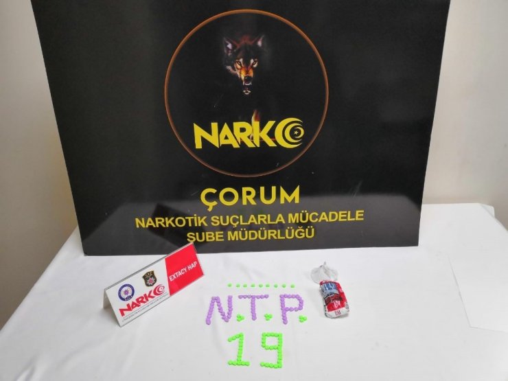 Çorum’da uyuşturucu operasyonu