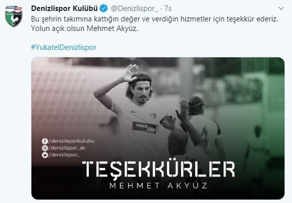 Mehmet Akyüz Adana Demirspor’da