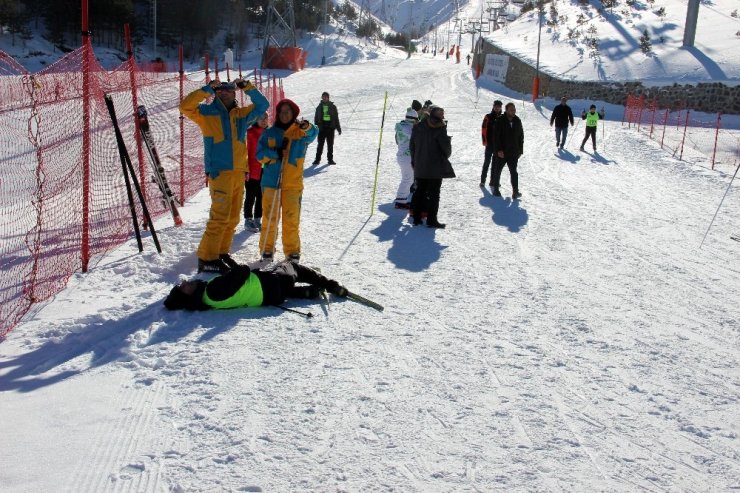 Özel Sporcular Türkiye Kayak Şampiyonası Erzurum’da düzenlendi