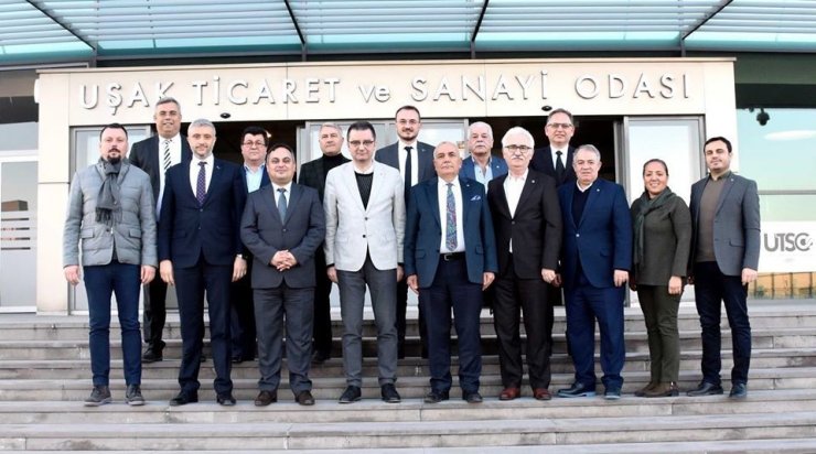 Simav heyetinden Uşak Valisi’ne ziyaret