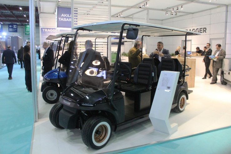 Yüzde 100 elektrikli yerli ve mili yeni nesil hizmet araçları fuarda tanıtıldı