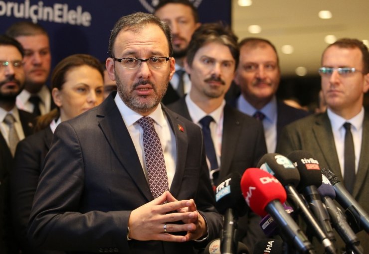 Bakan Kasapoğlu: “Spor camiası olarak meclisimizin yaptığı çalışmalara katkı vereceğiz”