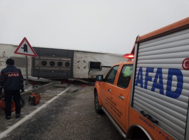 Isparta’daki otobüs kazasında yaralı sayısı 32’ye yükseldi