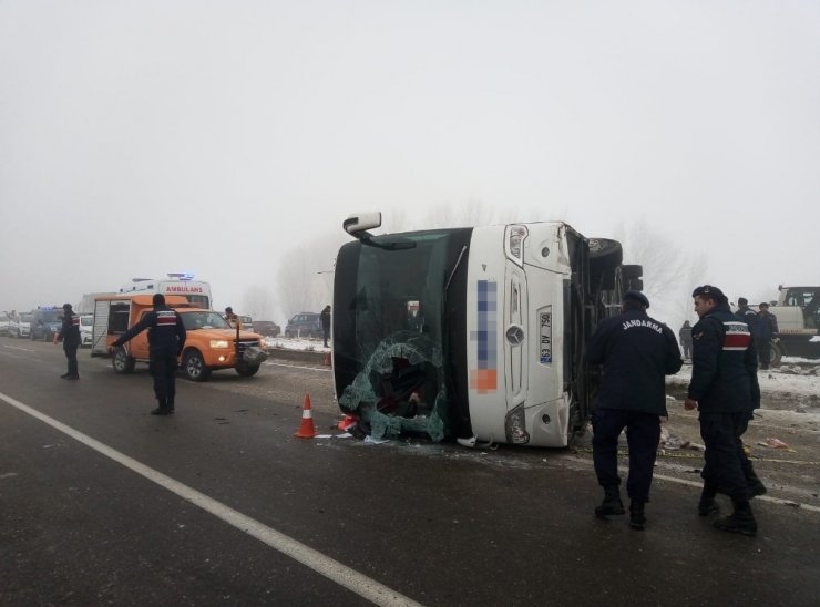 Isparta’daki otobüs kazasında yaralı sayısı 32’ye yükseldi
