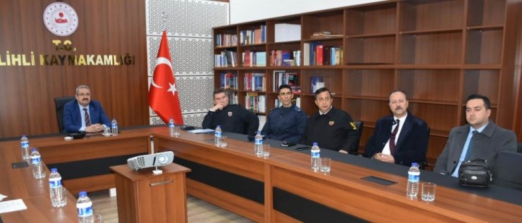 Salihli’de spor güvenlik kurulu toplantısı yapıldı