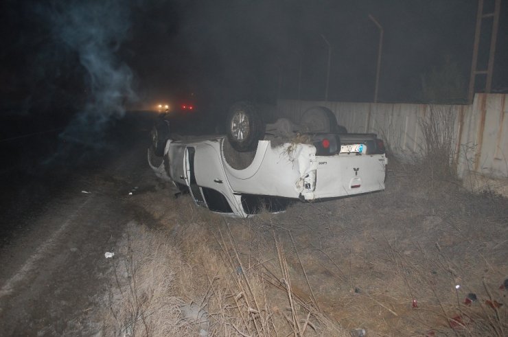 Tekirdağ’da pikap takla attı: 1 yaralı