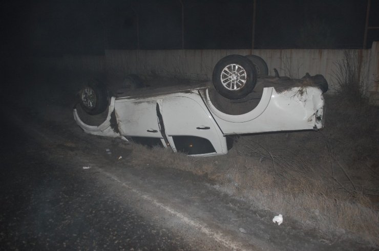 Tekirdağ’da pikap takla attı: 1 yaralı