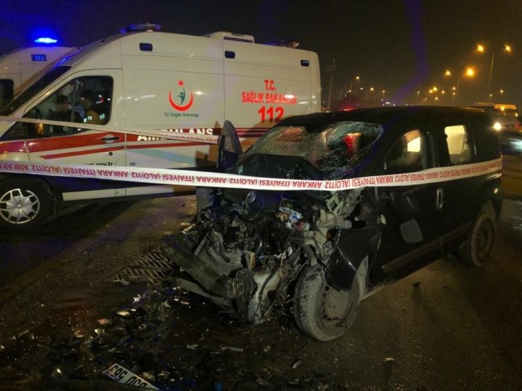 Başkent’te kaza: 1 ağır yaralı