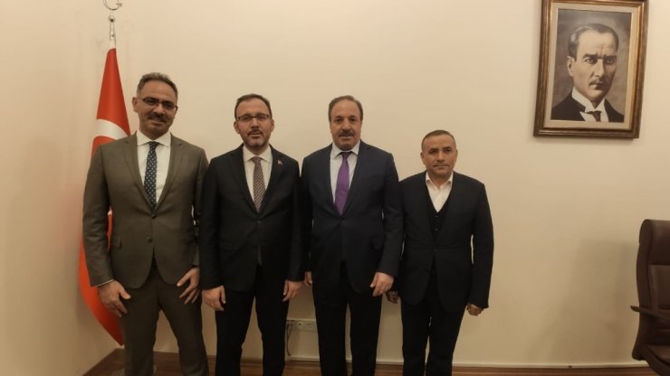 Bakan Kasapoğlu’ndan Eyyübiye ilçesi için proje sözü