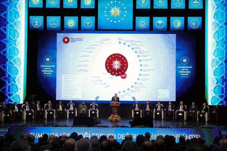 Cumhurbaşkanı Erdoğan 2019 yılı değerlendirme toplantısında konuştu