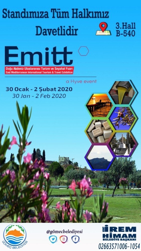 Gömeç EMİTT Fuarı’na hazır