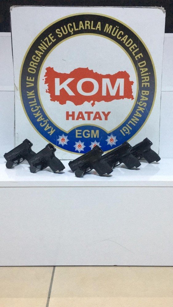 Hatay’da kaçak silah operasyonu