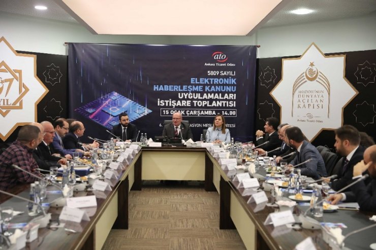 ATO telekomünikasyon sektörünün sorununa çözüm arayışını sürdürüyor