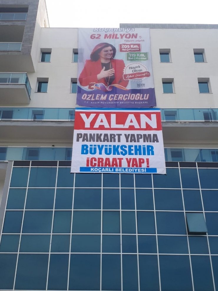 Aydın’da 10 yıl ardan sonra 2. pankart krizi