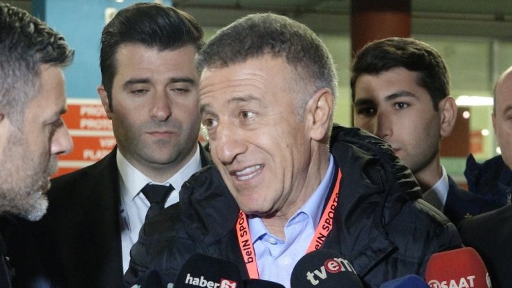 Trabzonspor Kulübü Başkanı Ahmet Ağaoğlu: "Son zamanlarda herkes Trabzonspor’un muhasebesini tutmaya başladı"