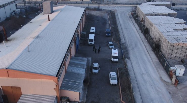 Aksaray polisinden drone ile “10 Numara” operasyon
