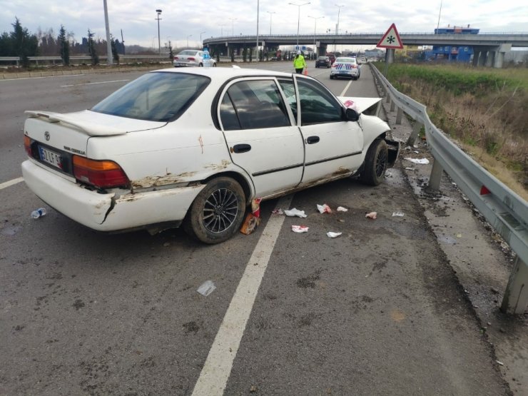 Samsun’da trafik kazası: 3 yaralı