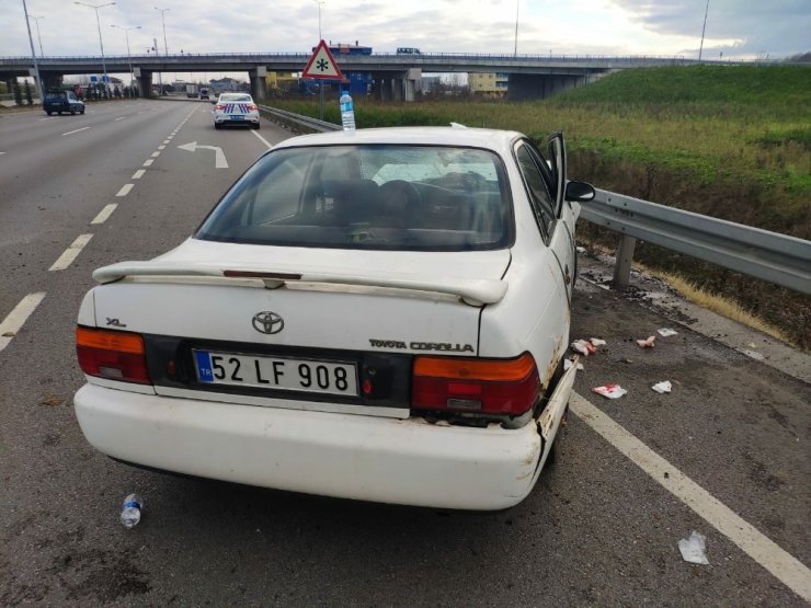 Samsun’da trafik kazası: 3 yaralı