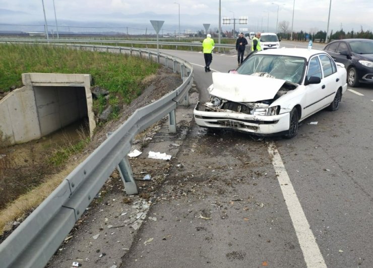 Samsun’da trafik kazası: 3 yaralı
