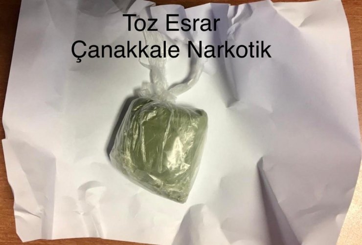Çanakkale’de uyuşturucu operasyonu: 3 tutuklama