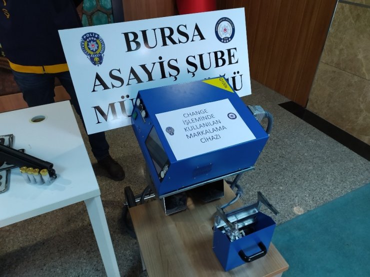 "Change" operasyonu Bursa emniyetini galeriye çevirdi