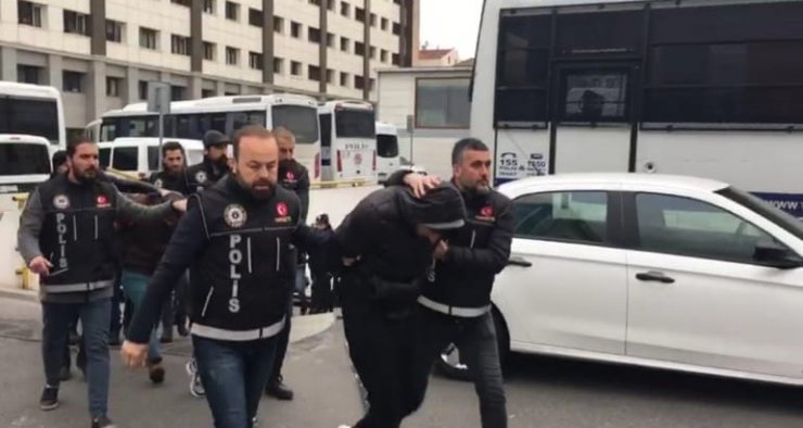 Narkotik operasyonunda gözaltına alınan 58 şüpheli tutuklandı