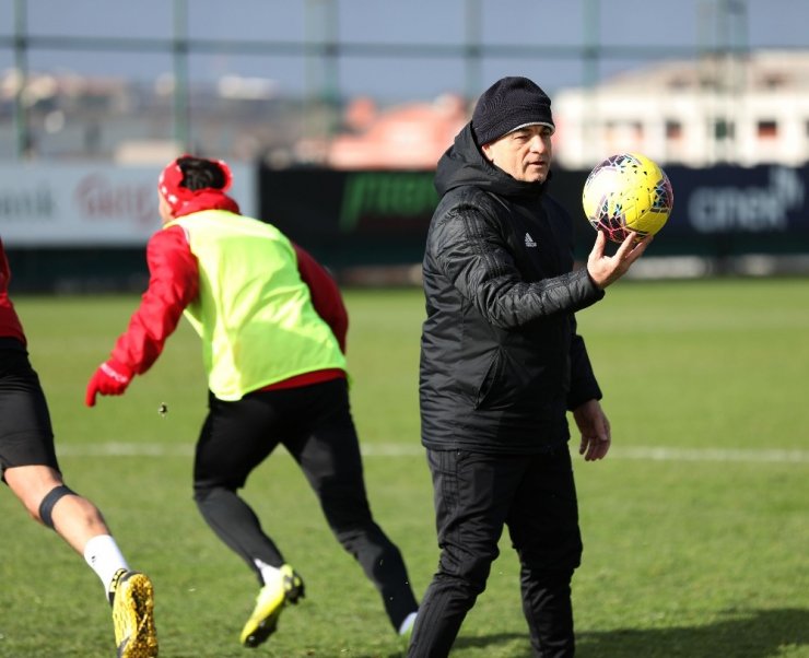 Sivasspor’da neşeli idman