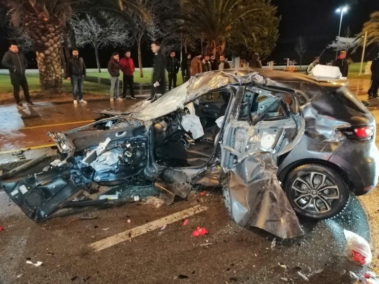 Kırmızı ışık ihlali sonrası ortalık savaş alanına döndü