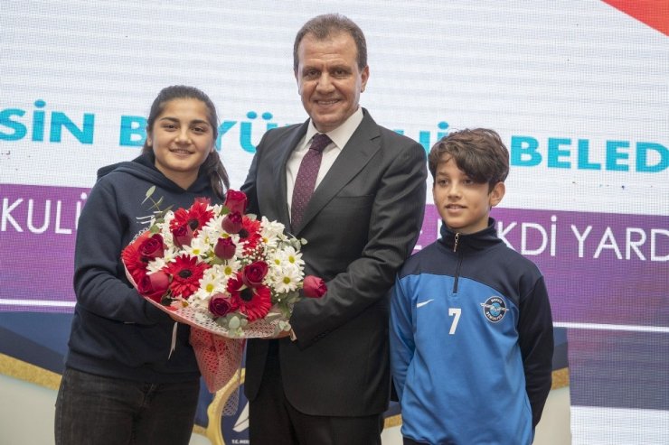 Mersin’de 85 spor kulübüne yardım