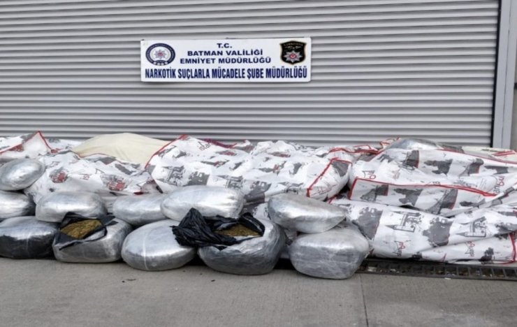 Batman’da bir yılda 2 ton uyuşturucu ele geçirildi
