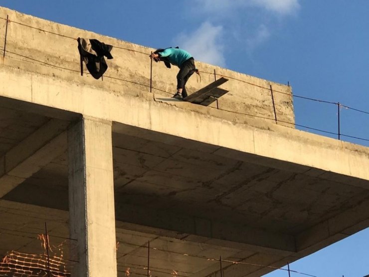 Bursa’da intihara kalkışan bir kişi polis tarafından kurtarıldı