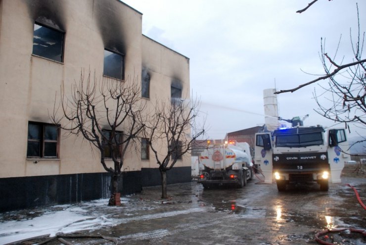 Tokat Yazmacılar Sitesi’ndeki yangın söndürüldü